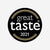 a sticker labelled "great taste producer 2021" - Tongue in Peat Smoked Tomato Juice