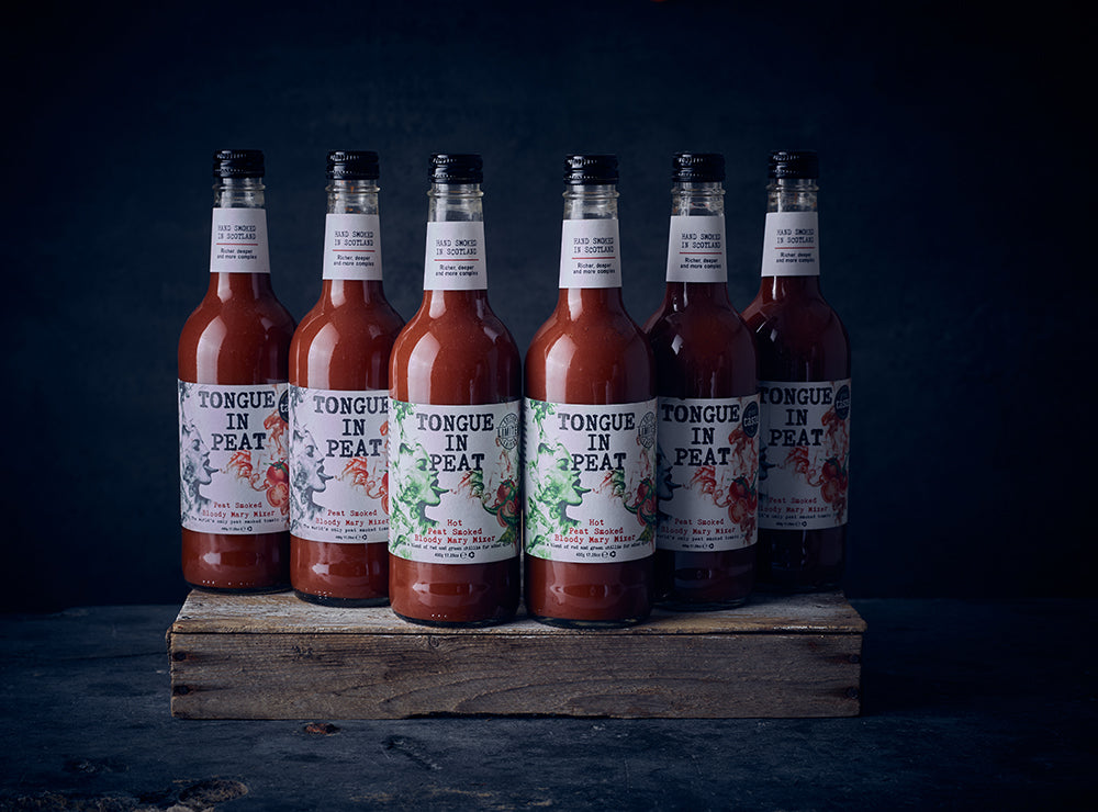 Mixer Bundle - 2 x Limited Edition &quot;Texas Hot&quot; Smoked Bloody Mary + 4 x Original Peat Smoked Bloody Mary Mixer - 6 Bottle Bundle