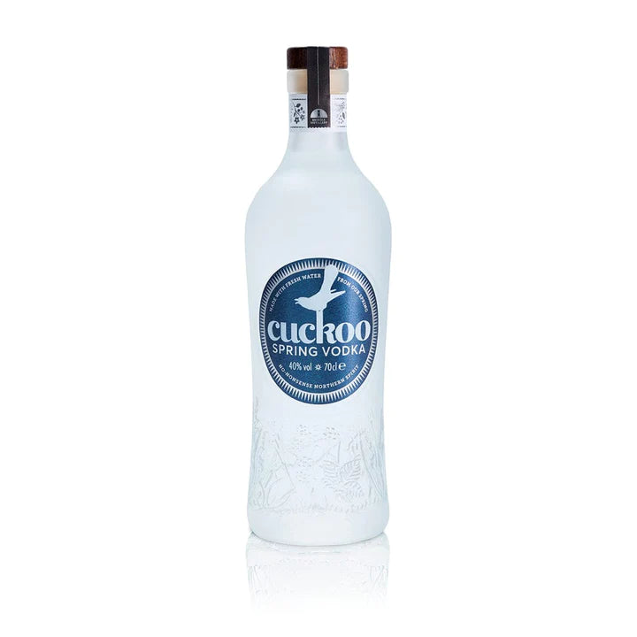 Bottle of Cuckoo Spring Vodka - Tongue in Peat Smoked Tomato Juice