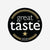 a sticker labelled "great taste producer 2020" - Tongue in Peat Smoked Tomato Juice